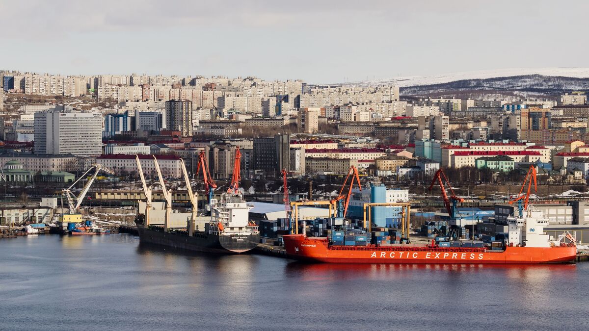 View of the Hero City of Murmansk