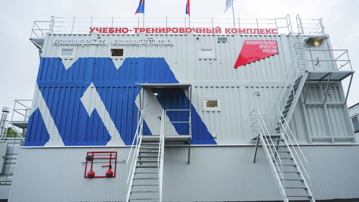 Murmansk Arctic University building rescue training center designed for Arctic conditions