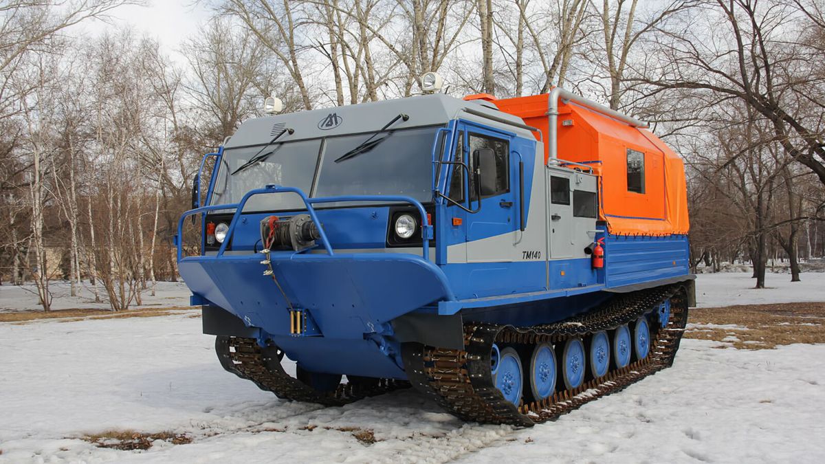 TM-140 all-terrain vehicle to be used for exploration purposes in Yakutia