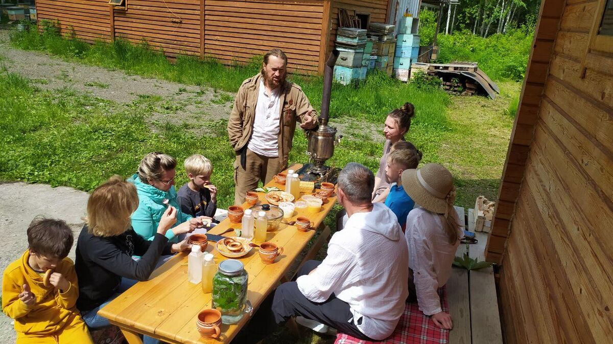 The land plot of the Surovtsev family in the town of Kruglikovo in the Khabarovsk Territory 