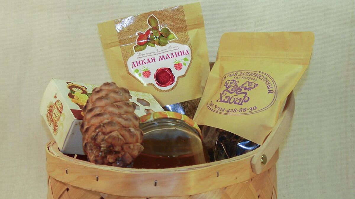 Produce from Sergei Surovtsev’s apiary