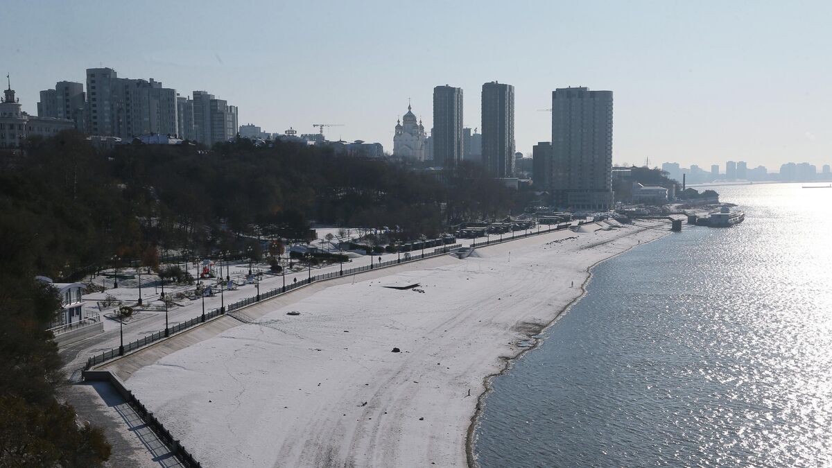 Набережная адмирала Невельского в Хабаровске