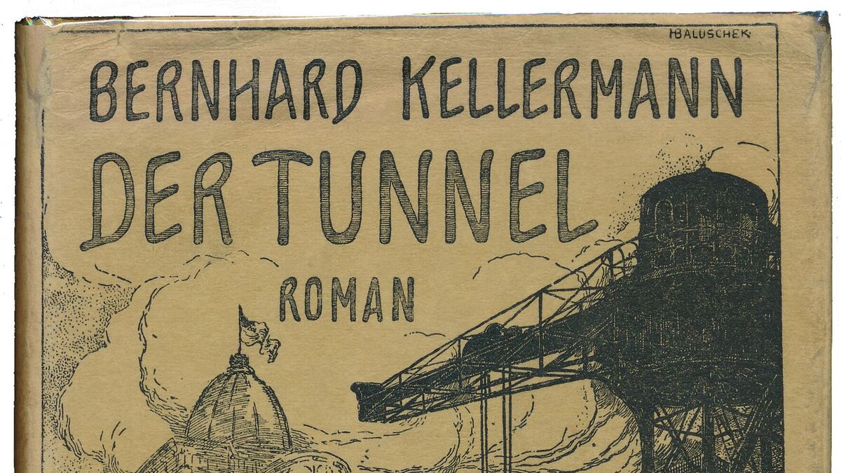 Cover of The Tunnel by Bernhard Kellermann, 1913