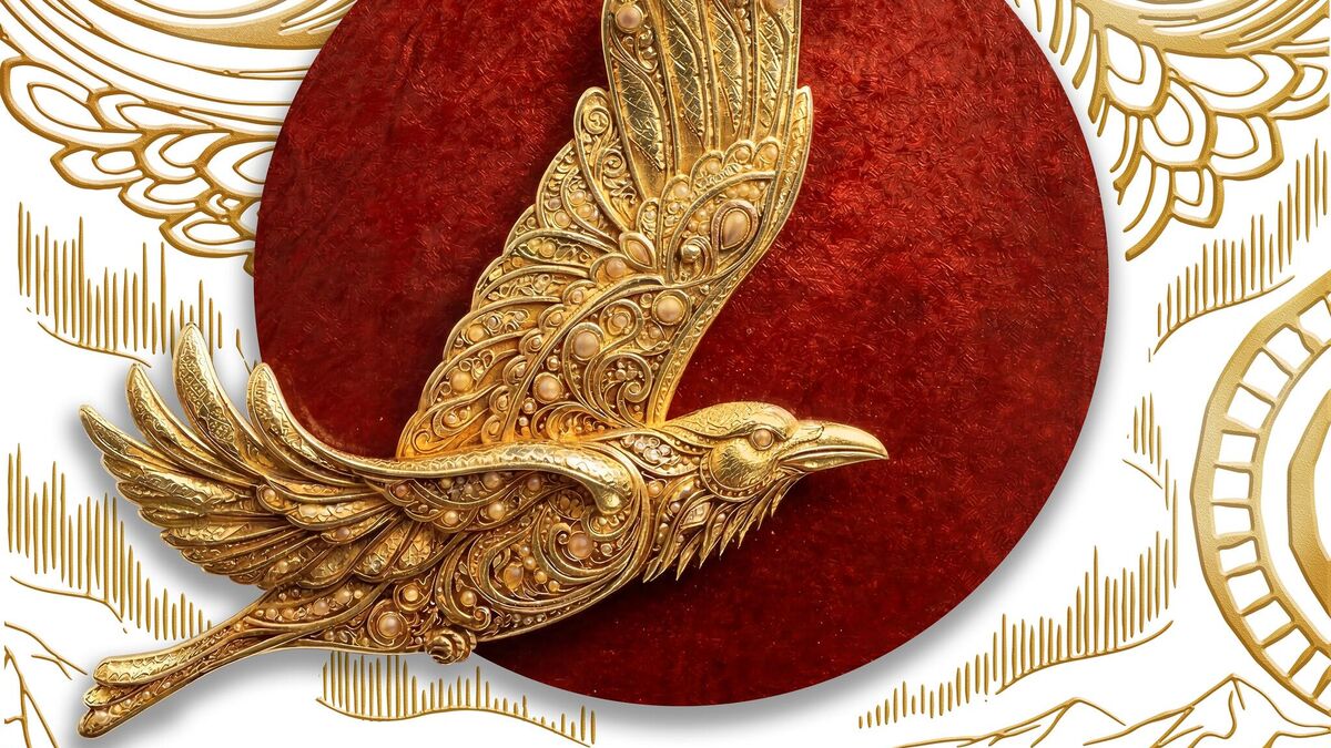 Official poster of the 10th Arctic International Film Festival Golden Raven