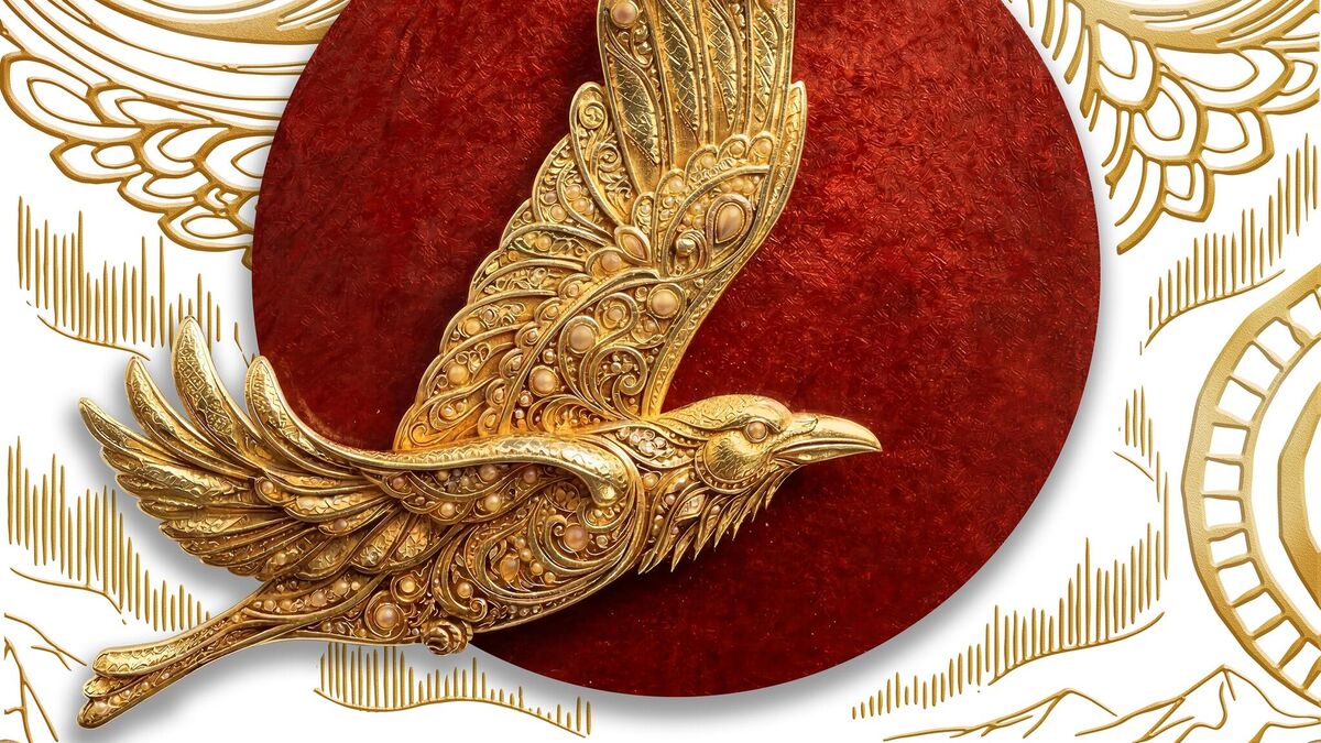 Official poster of the 10th Arctic International Film Festival Golden Raven