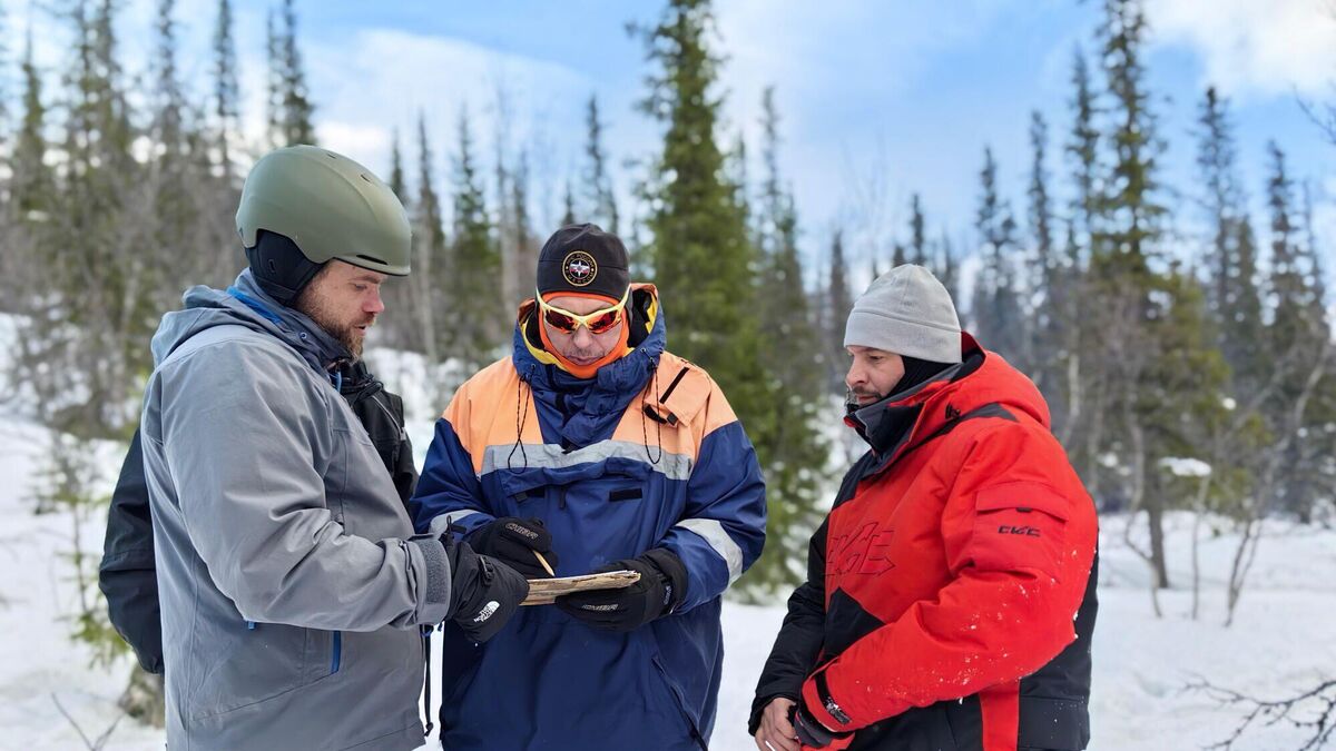 Training exercises for rescue personnel in the Murmansk Region
