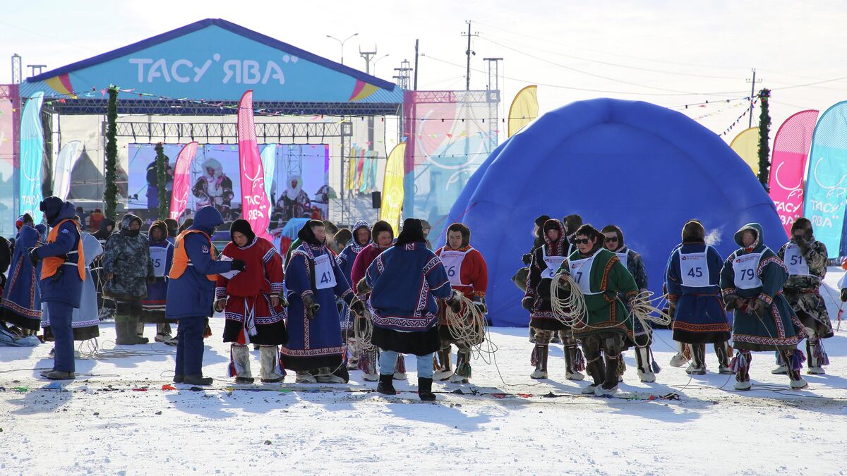 Locally known as ‘khorey,’ on Reindeer Herder’s Day 2026 in the settlement of Tazovsky