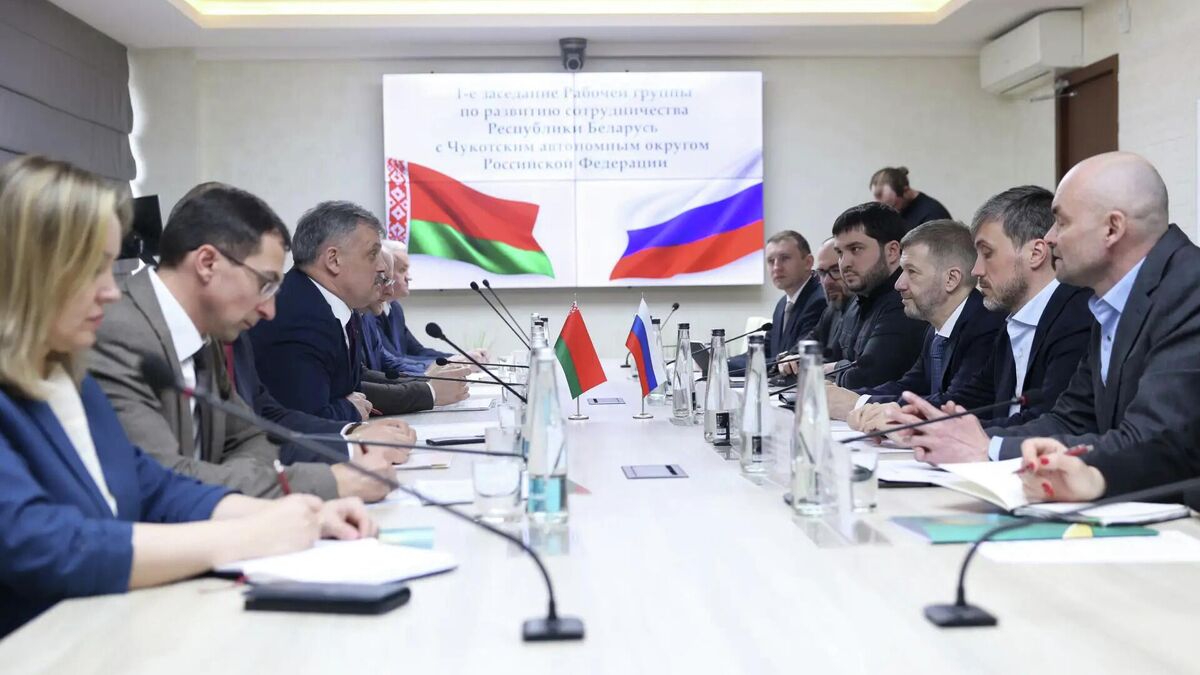 Signing the Roadmap for Cooperation between the Republic of Belarus and the Chukotka Autonomous Area for 2026–2030