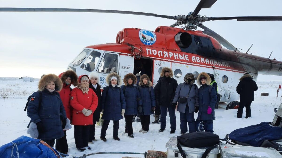 The staff of the Republican Center of Mobile Medical Teams in the Republic of Sakha (Yakutia)