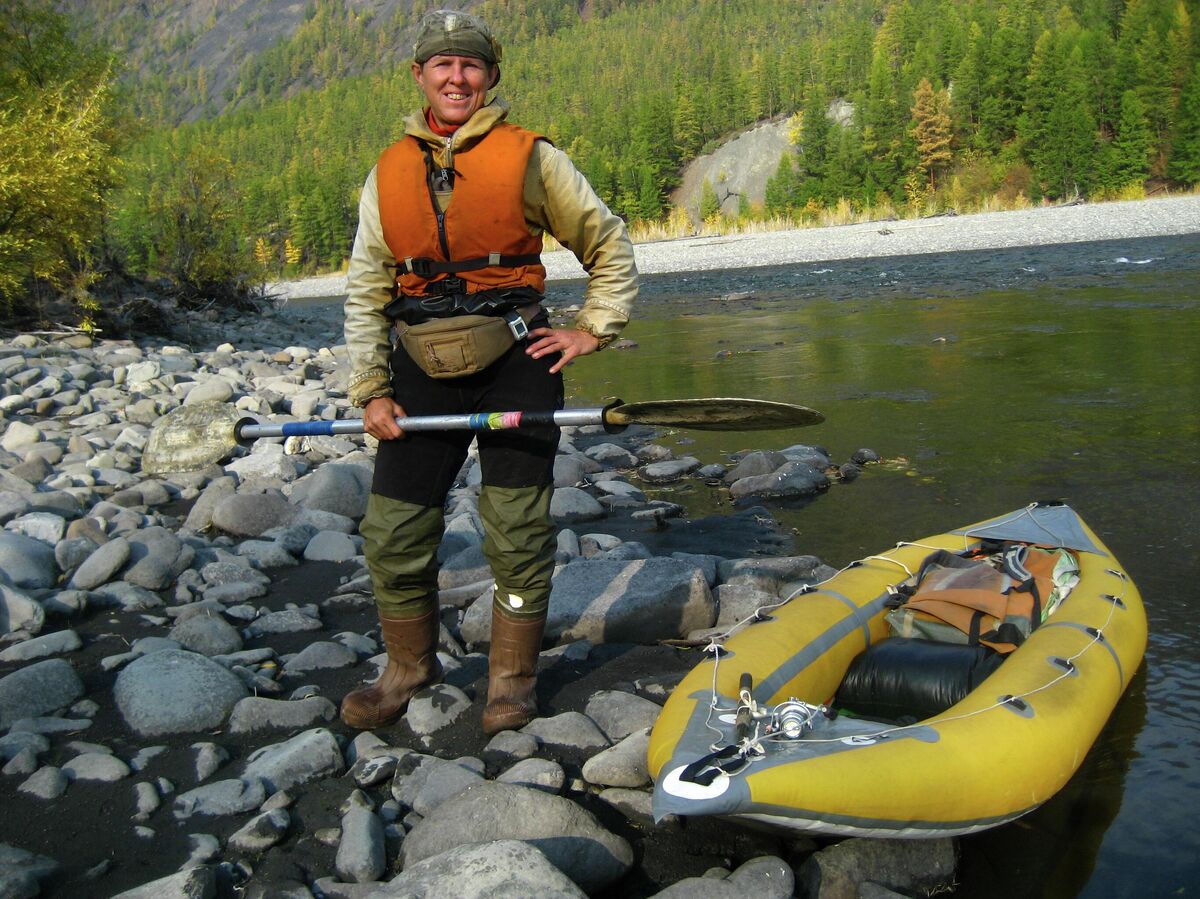 Verkhoyansk Range. Sobolokh-Mayan River