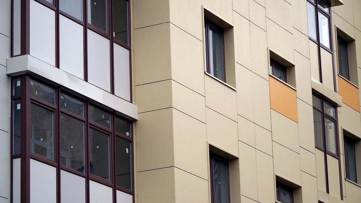 A residential house under construction 