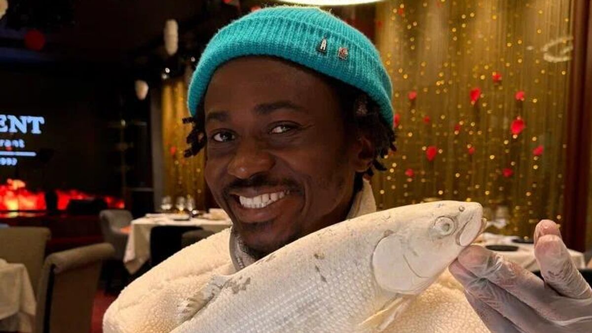 Frozen Amur whitefish, Khabarovsk Territory