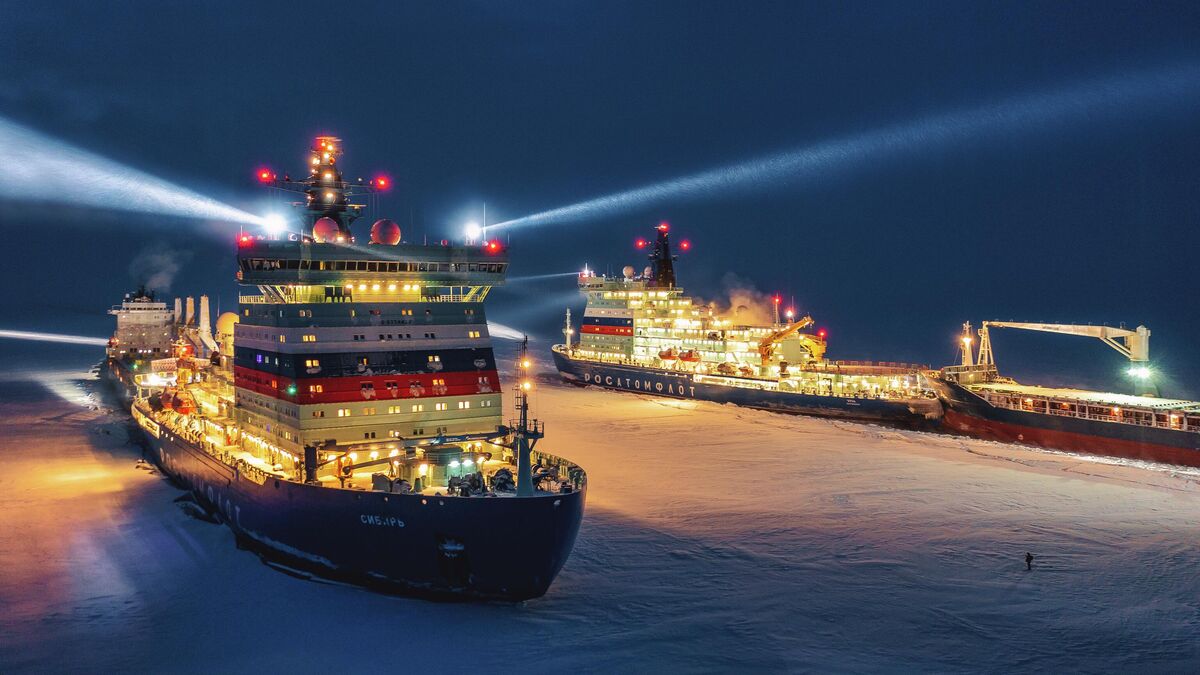 Атомные ледоколы Сибирь и Урал проекта 22220