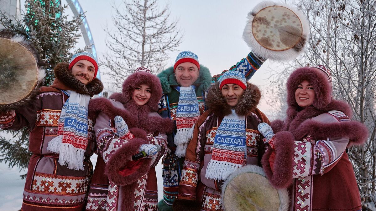 Participants in the youth forum Russian North