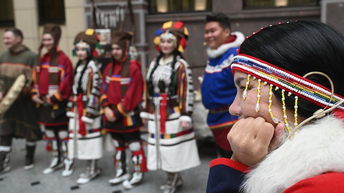 The celebrations for the Day of Indigenous Small-Numbered Peoples of Russia inside the Foreign Ministry building in Moscow  