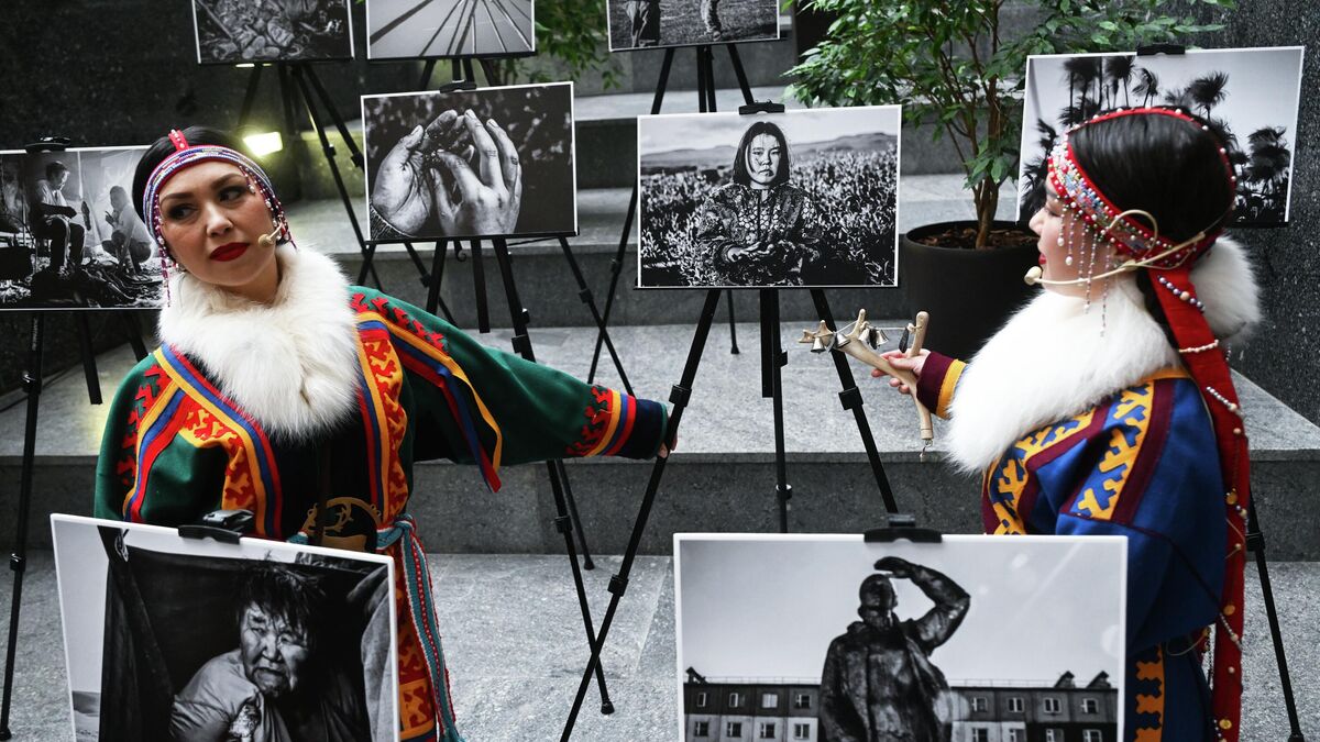 The celebrations for the Day of Indigenous Small-Numbered Peoples of Russia inside the Foreign Ministry building in Moscow  