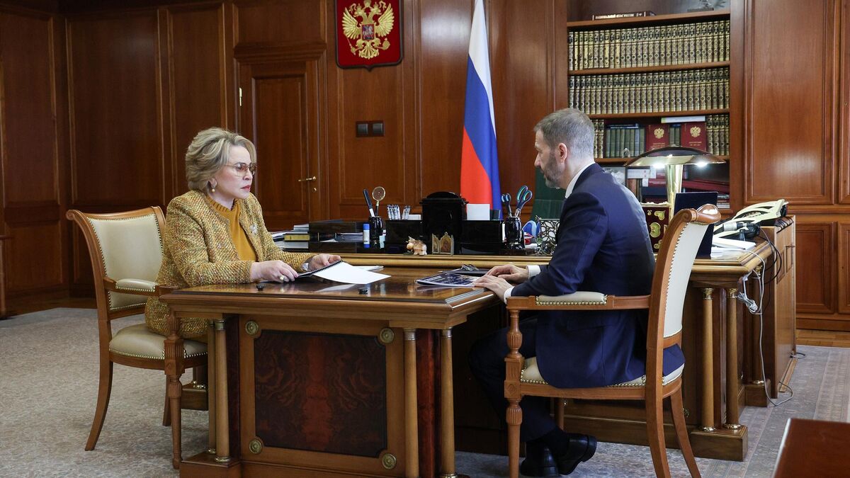 Federation Council Speaker Valentina Matviyenko’s meeting with Governor of the Chukotka Autonomous Area Vladislav Kuznetsov