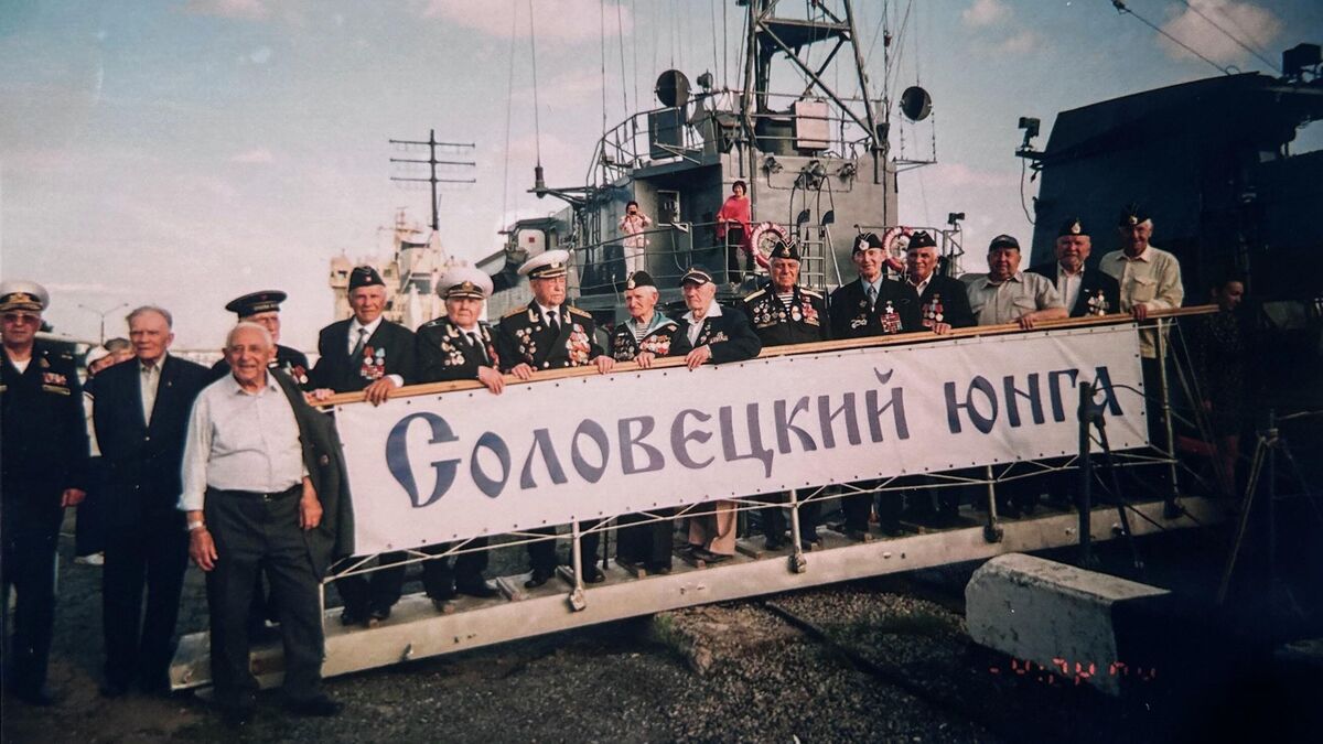 Reunion of the 1951 graduates of Solovetsky School of Naval Cadets