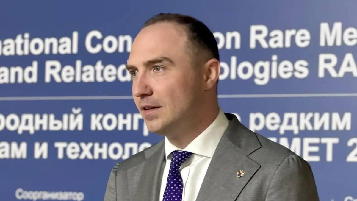 Deputy Minister for the Development of the Russian Far East and Arctic Anton Basansky at the opening ceremony of Rosatom’s RAREMET 2026 International Congress on Rare Metals, Materials and Related Technologies, held at MIREA Russian Technological University