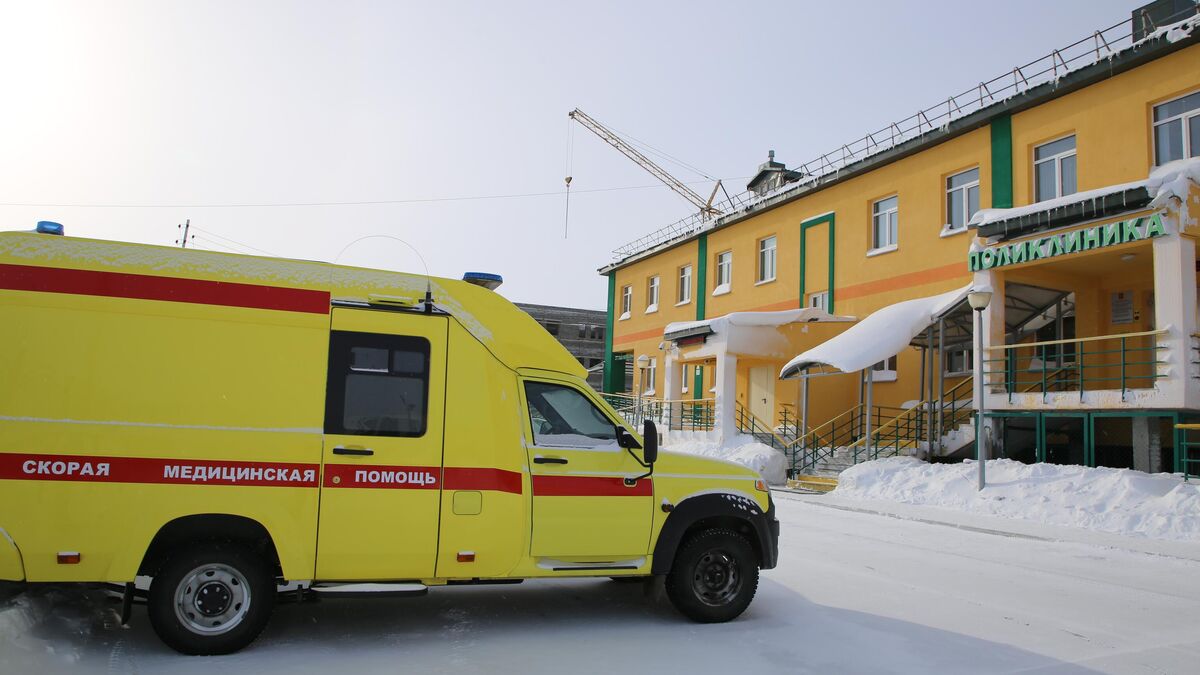 Outpatient clinic of the Tazovsky Central Regional Hospital in Tazovsky, Yamal-Nenets Autonomous Area