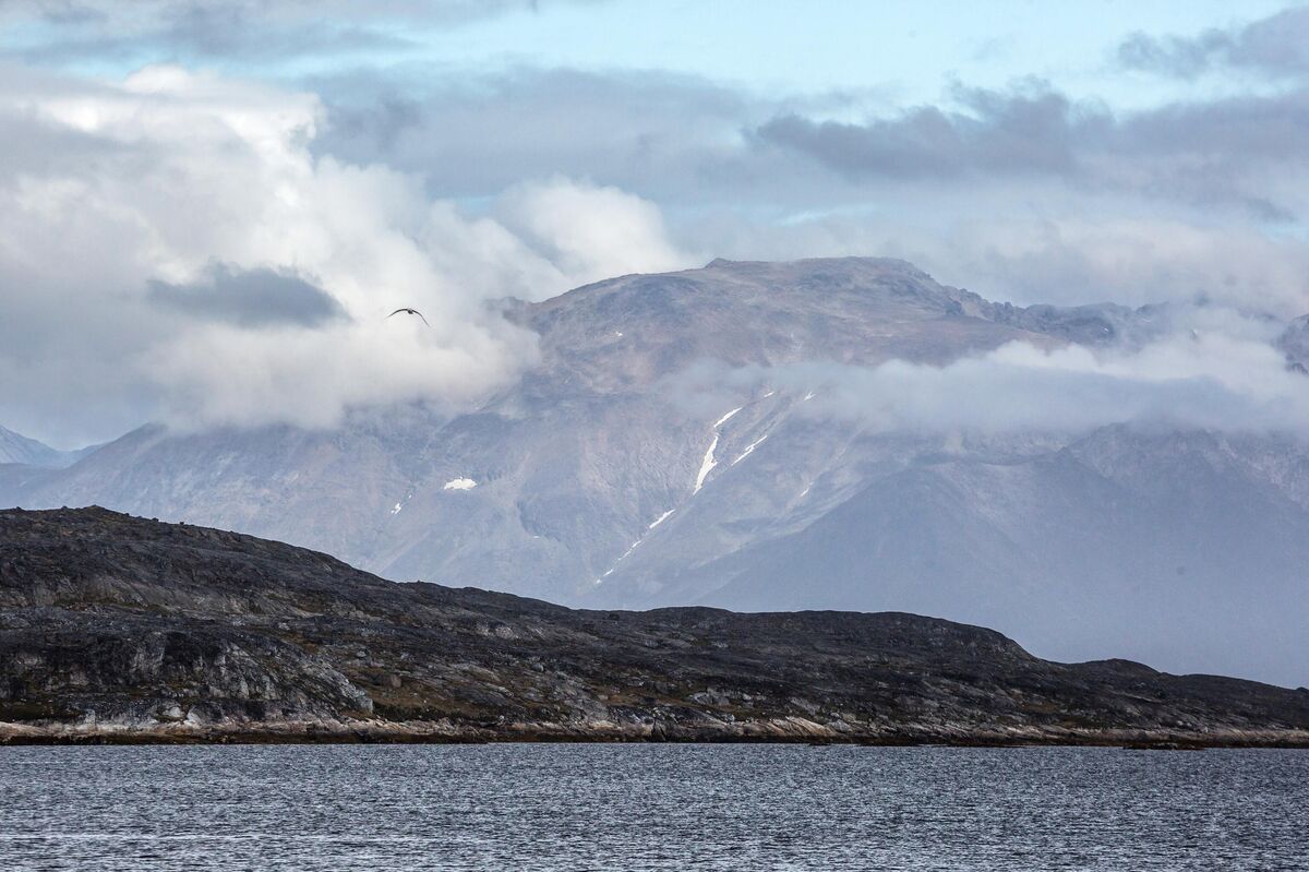 Mountains on Greenland Island