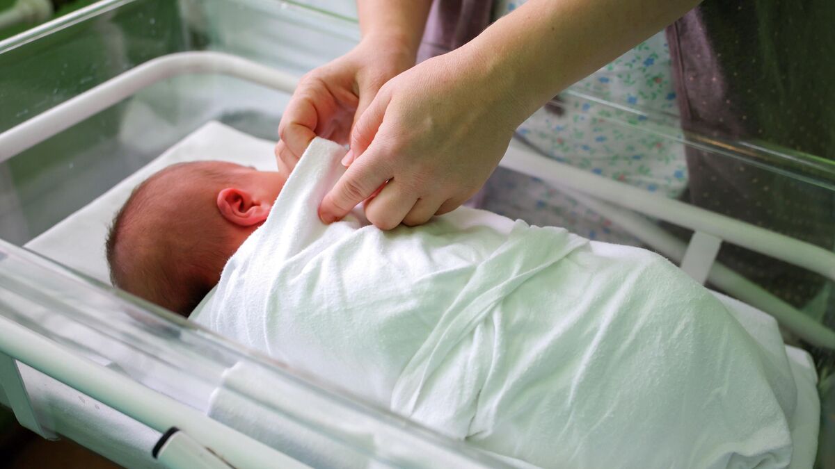 A baby at a perinatal center