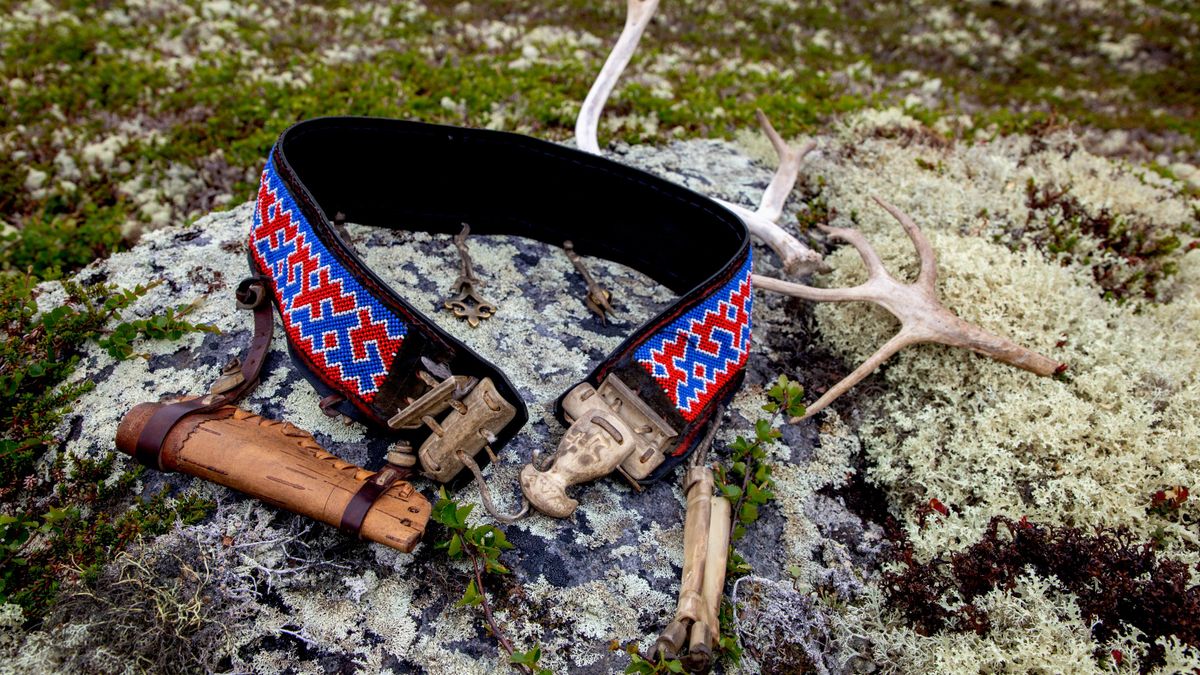Tasma, an element of traditional Saami costume