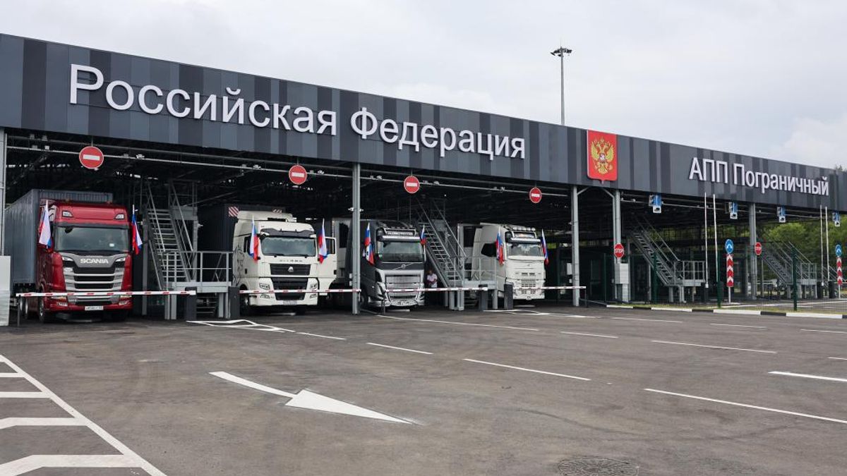 The renovated Pogranichny border checkpoint