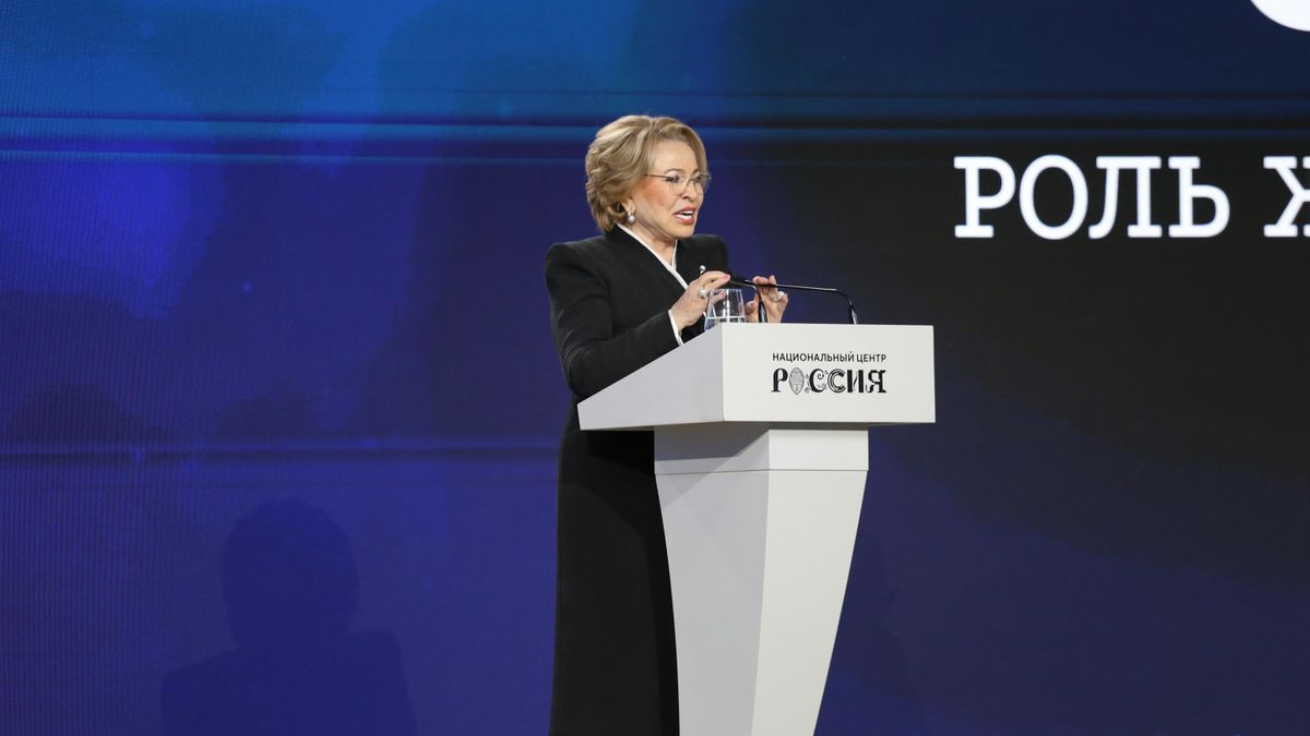 Speaker of the Federation Council of the Federal Assembly of the Russian Federation, Valentina Matvienko, takes part in the Women of the North forum 