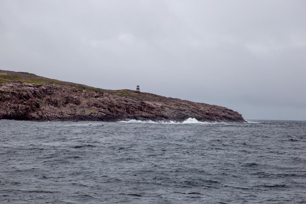 The coastal cliffs of Teriberka Isthmus 