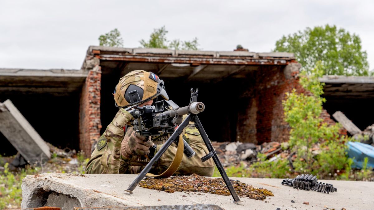 The Bear OMON unit during exercises