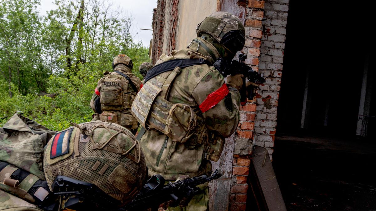 The Bear OMON unit during exercises