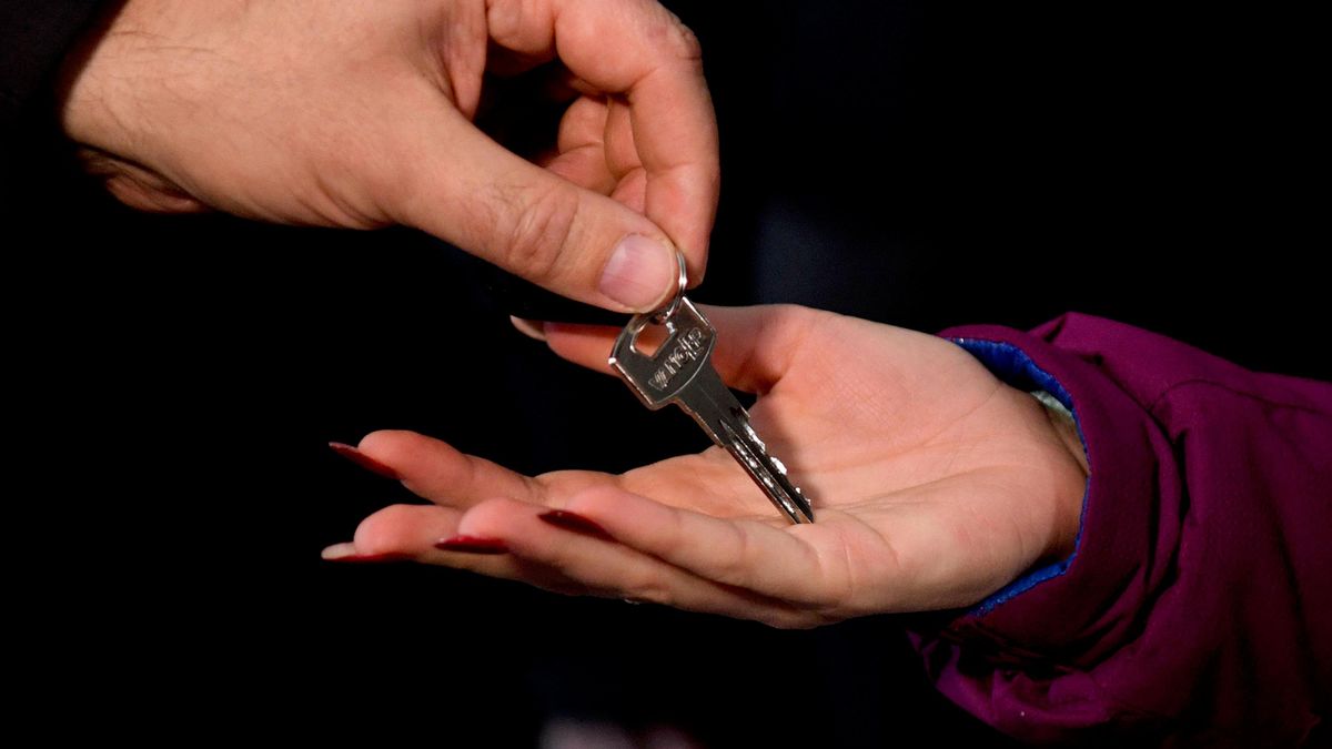 Key to a new apartment