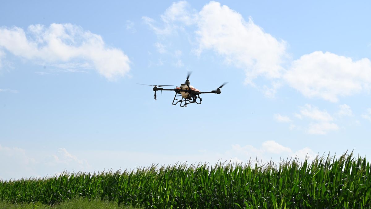 Unmanned aerial vehicles in use