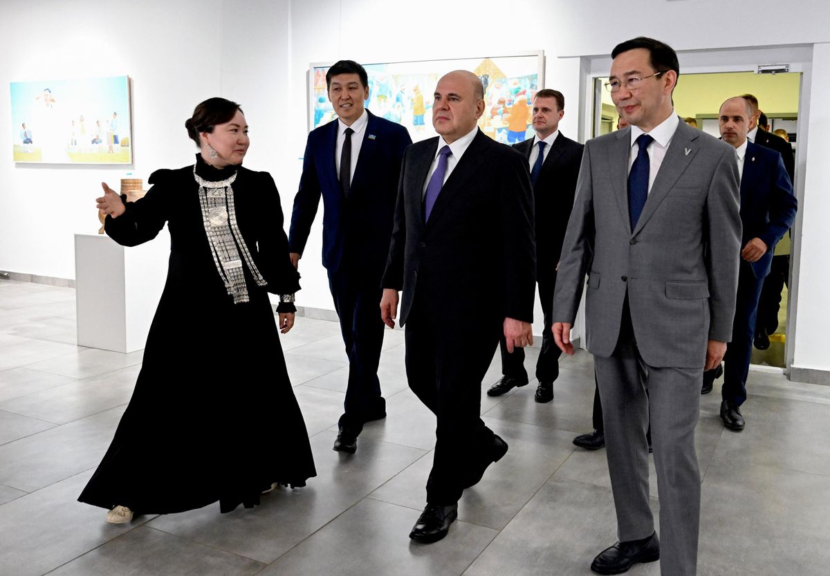 Визит Председателя Правительства Михаила Мишустина в креативный кластер Квартал труда в Якутске