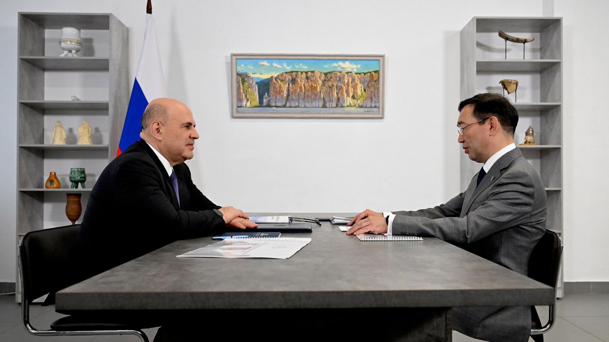 Mikhail Mishustin meets with Governor of the Republic of Sakha (Yakutia) Aisen Nikolayev