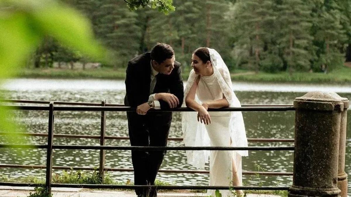 Lolita Kuznetsova and her husband Lolita Kuznetsova and her husband