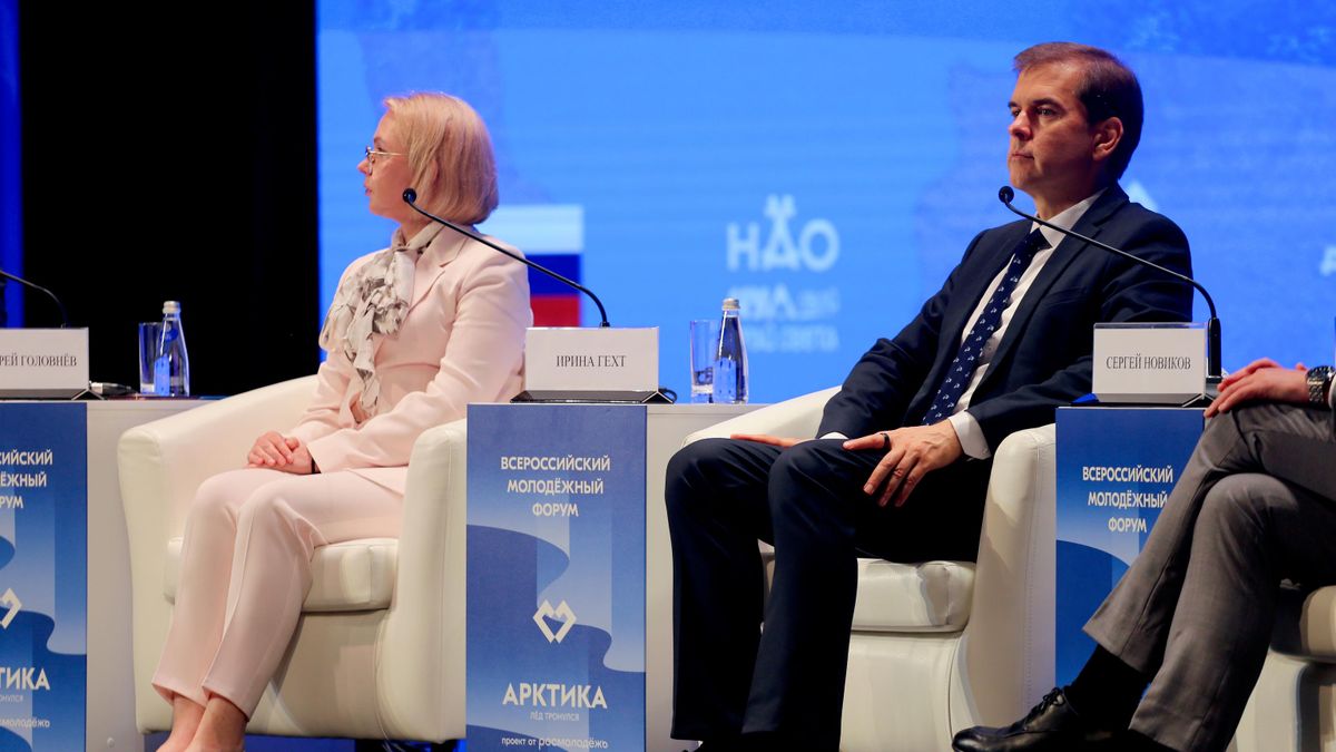 At the Plenary Session of the 5th Youth Environmental Forum The Arctic. The Ice Has Broken