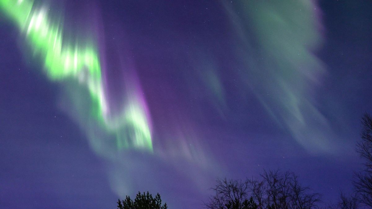 Northern Lights in the Murmansk Region