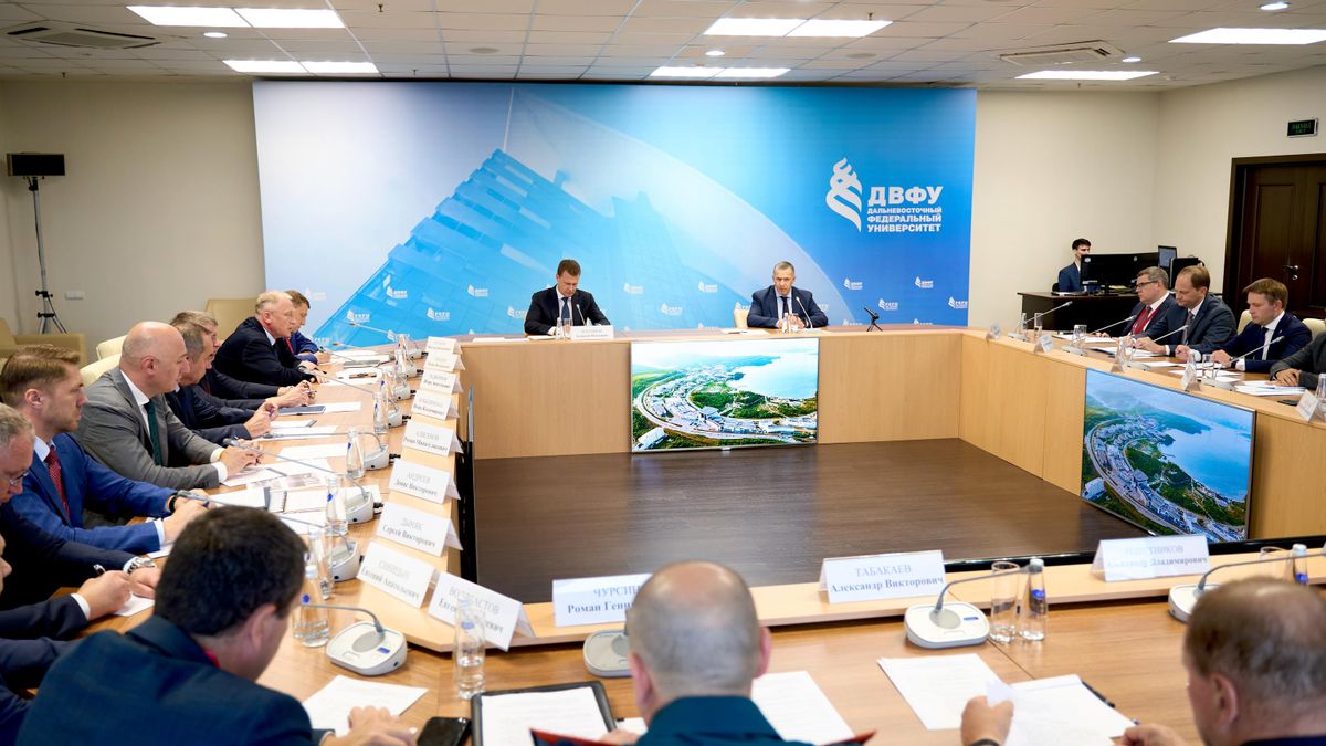 Plenipotentiary Presidential Envoy to the Far Eastern Federal District Yury Trutnev at a meeting with members of the Eastern Economic Forum Organizing Committee Plenipotentiary Presidential Envoy to the Far Eastern Federal District Yury Trutnev at a meeting with members of the Eastern Economic Forum Organizing Committee