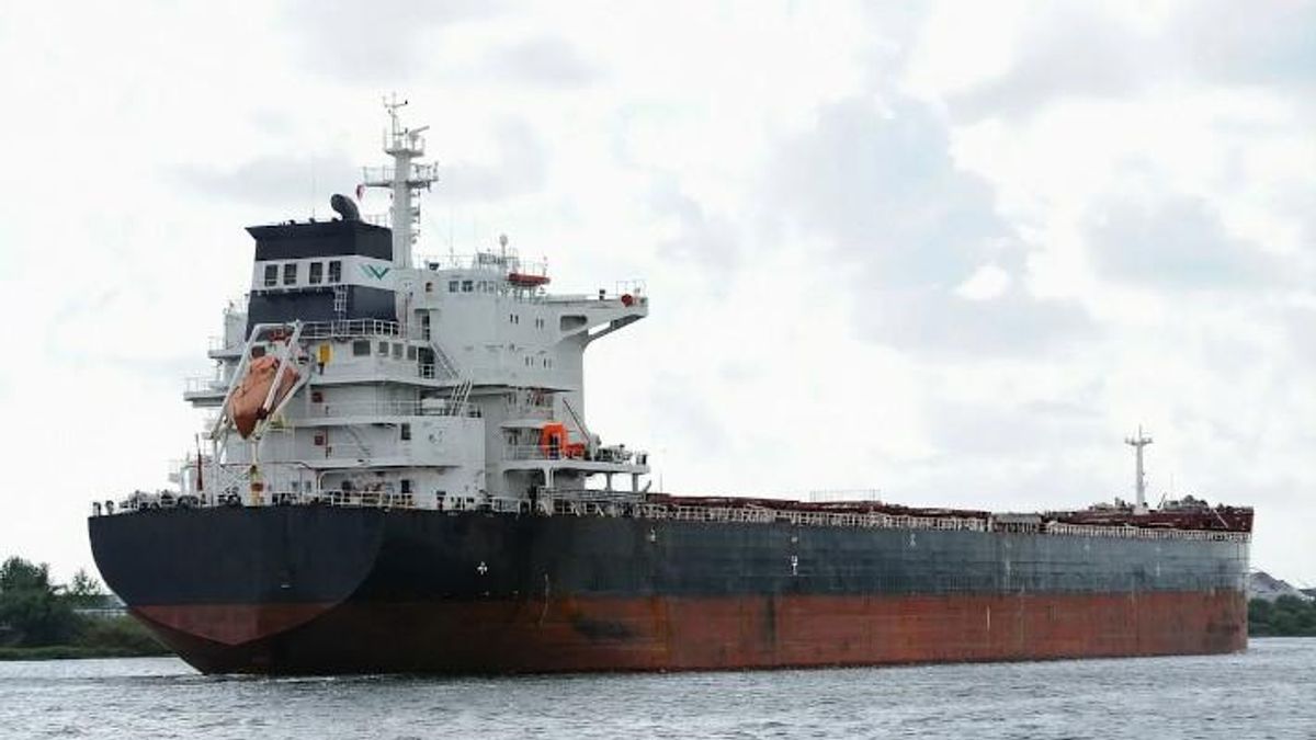 Bulk carrier on the Northern Sea Route