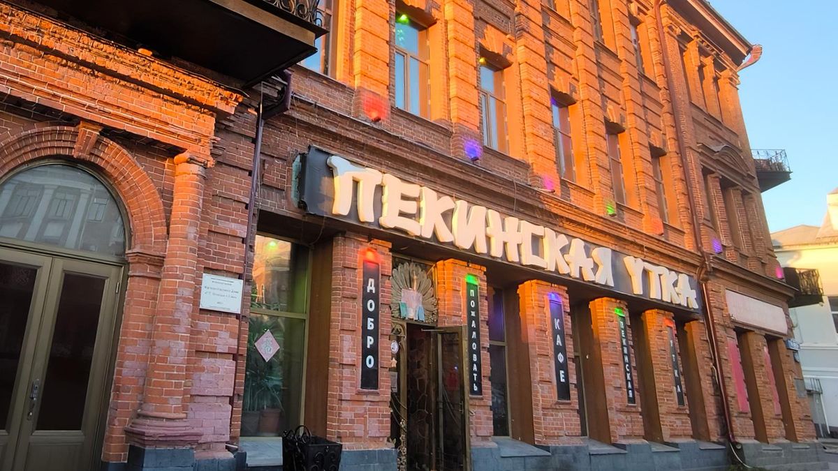 Пекинская утка свила гнездо в магазине благовещенских купцов Косицыных