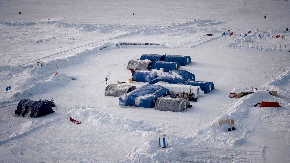 Ice Base at the North Pole