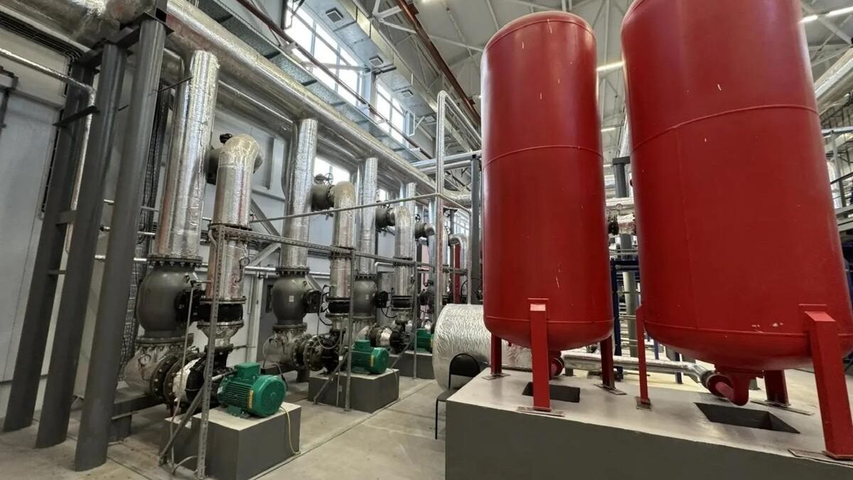 A gas-fired boiler room in Petropavlovsk-Kamchatsky 