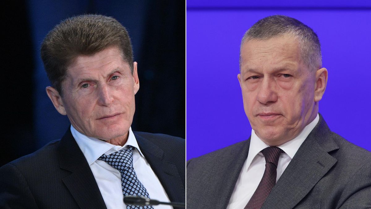 Deputy Prime Minister – Presidential Plenipotentiary Envoy to the Far Eastern Federal District Oleg Kozhemyako and Presidential Aide Yury Trutnev 